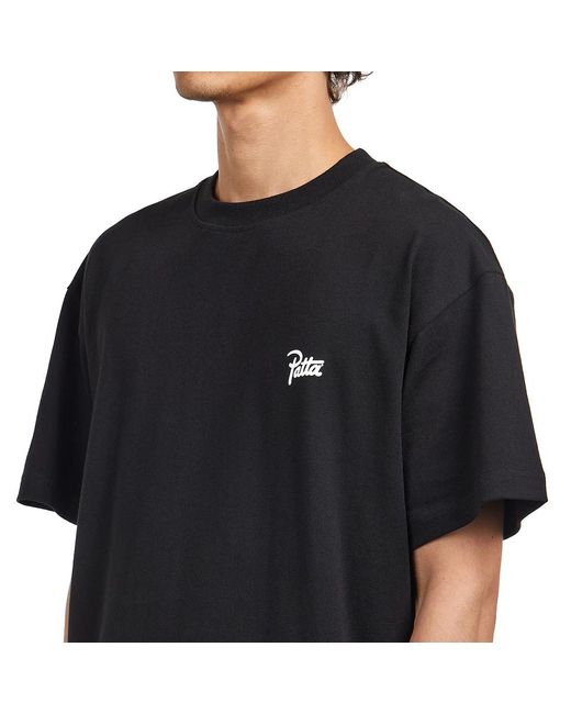 PATTA Bark T-Shirt in Black für Herren