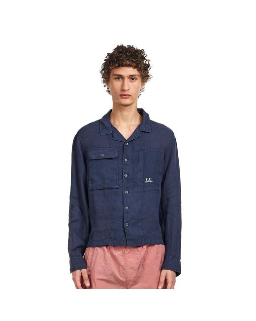 C P Company Overshirt in Blue für Herren