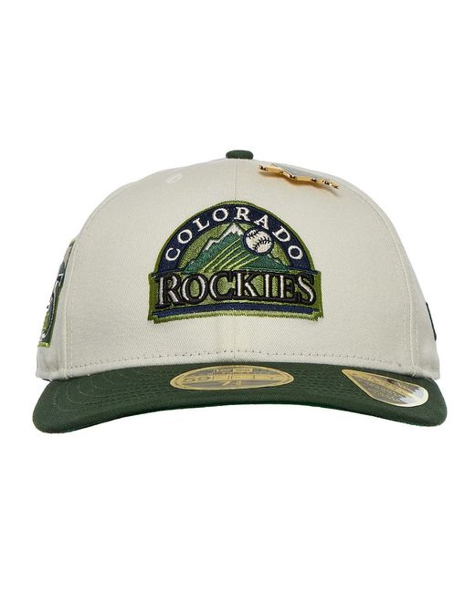 KTZ Green Colorado Rockies MLB Pin LP 59Fifty Cap
