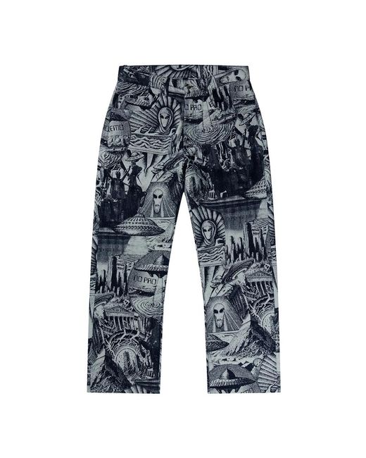 No Problemo Apocalypse Jacquard Bagi Jeans in Blue für Herren