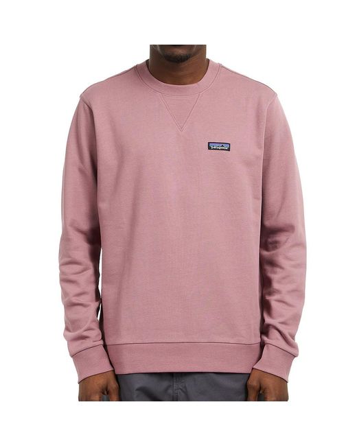 Patagonia Regenerative Organic Certified Cotton Crewneck Sweatshirt in Pink  für Herren | Lyst DE