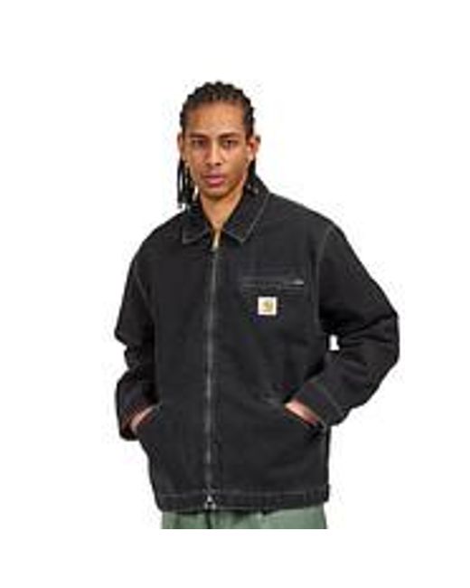 Carhartt OG Detroit Jacket "Norco" Denim, 11.25 oz in Black für Herren