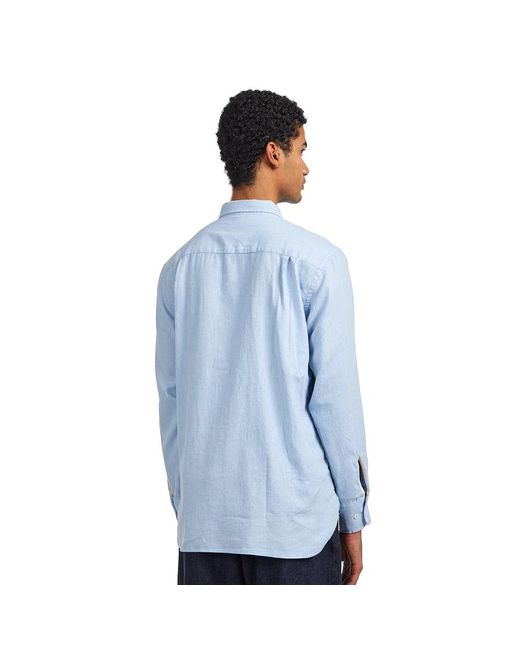 Universal Works Square Pocket Shirt in Blue für Herren