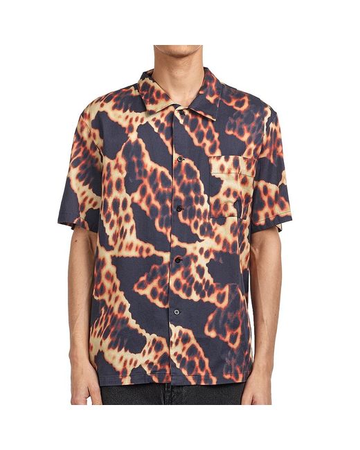 Edwin Yakedo Shirt SS in Blue für Herren