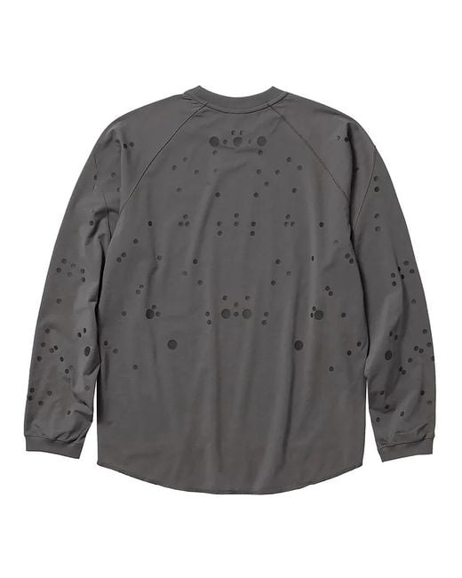 Goldwin Graphic L/S T-Shirt in Gray für Herren