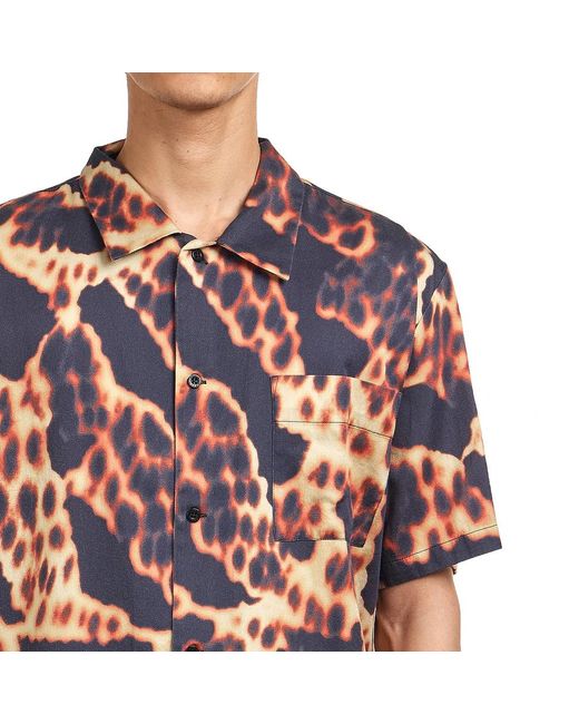 Edwin Yakedo Shirt SS in Blue für Herren