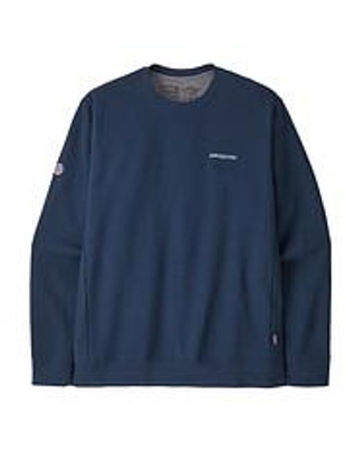 Patagonia Fitz Roy Icon Uprisal Crew Sweatshirt in Blue für Herren