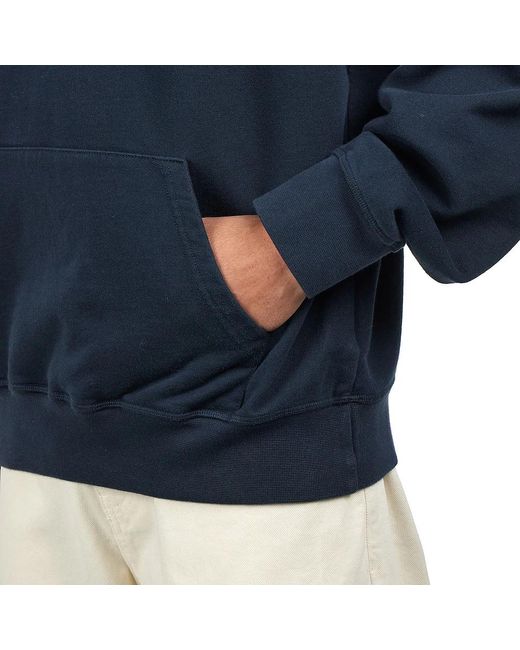 Arte' Small Heart And Logo Hoodie in Blue für Herren