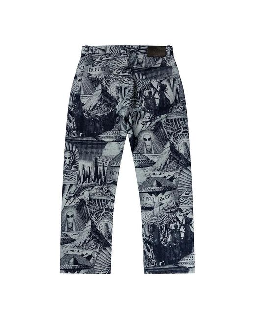 No Problemo Apocalypse Jacquard Bagi Jeans in Blue für Herren