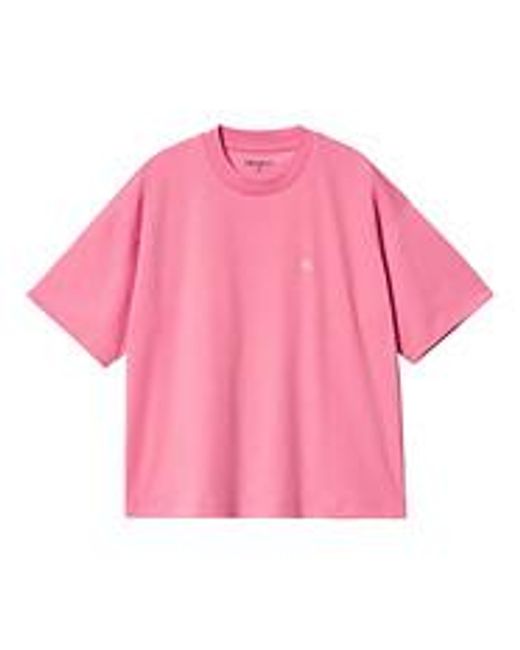 Carhartt W' S/S Chester T-Shirt in Pink für Herren