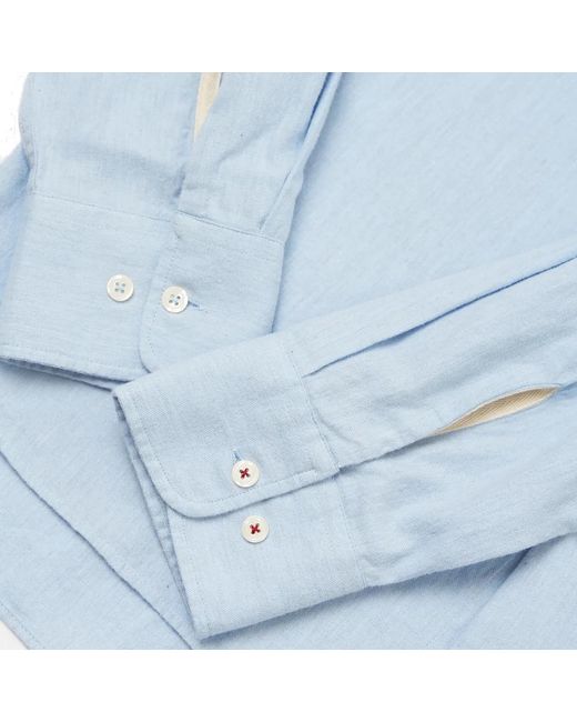 Universal Works Square Pocket Shirt in Blue für Herren