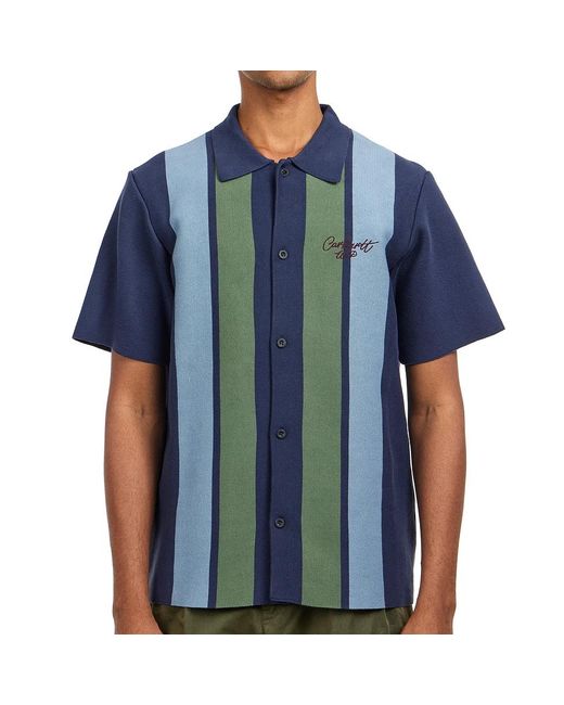 Carhartt S/S Memory Knit Shirt in Blue für Herren