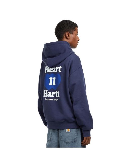 Carhartt Hooded Heart II Hartt Sweat Jacket in Blue für Herren