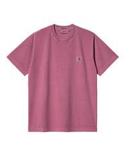 Carhartt S/S Nelson T-Shirt in Purple für Herren