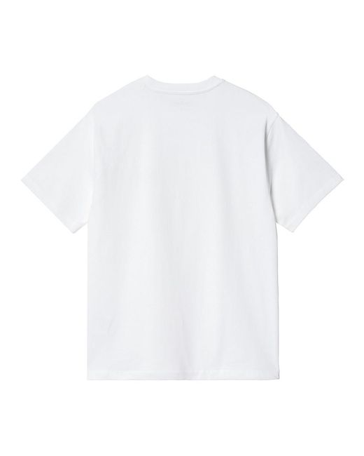 Carhartt W' S/S American Script T-Shirt in White für Herren