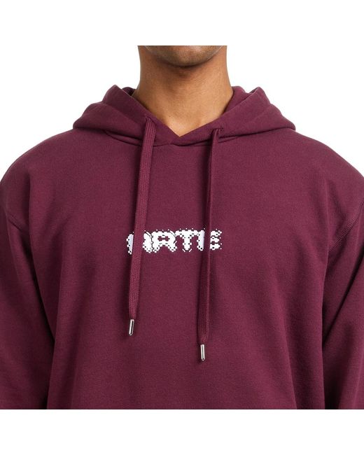 Arte' Arte Pixel Hoodie in Red für Herren