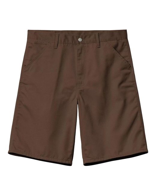 Carhartt Simple Short "Denison" Twill, 8.8 oz in Brown für Herren