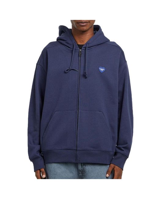 Carhartt Hooded Heart II Hartt Sweat Jacket in Blue für Herren