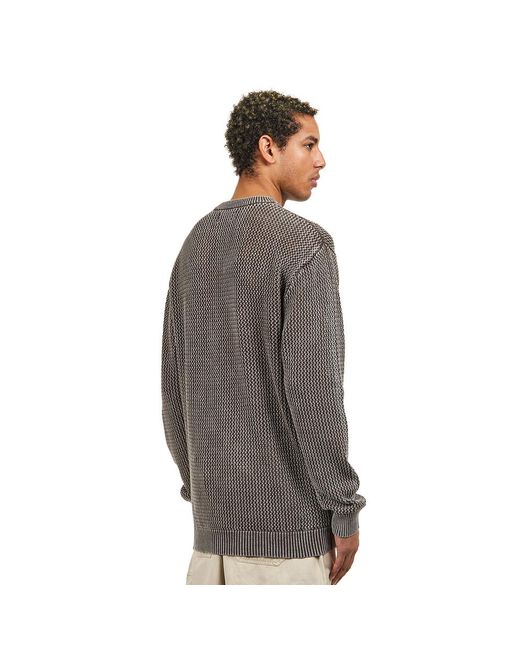 Butter Goods Washed Knitted Sweater in Brown für Herren
