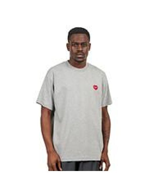 Carhartt S/S Heart Patch T-Shirt in Gray für Herren