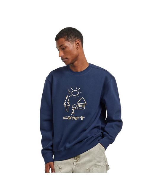 Carhartt Masterpiece Sweat in Blue für Herren