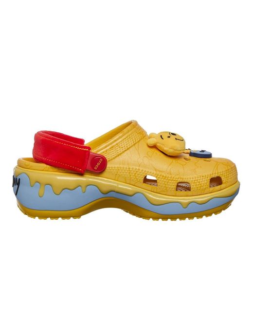 CROCSTM Orange Winnie The Pooh Classic Platform Clog W