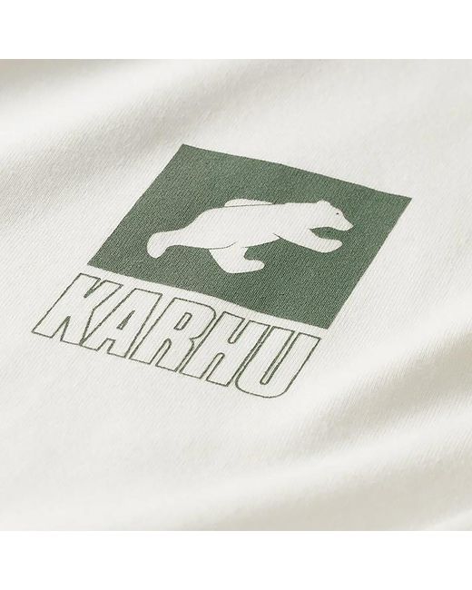 Karhu Sport Bear Logo T-Shirt in White für Herren