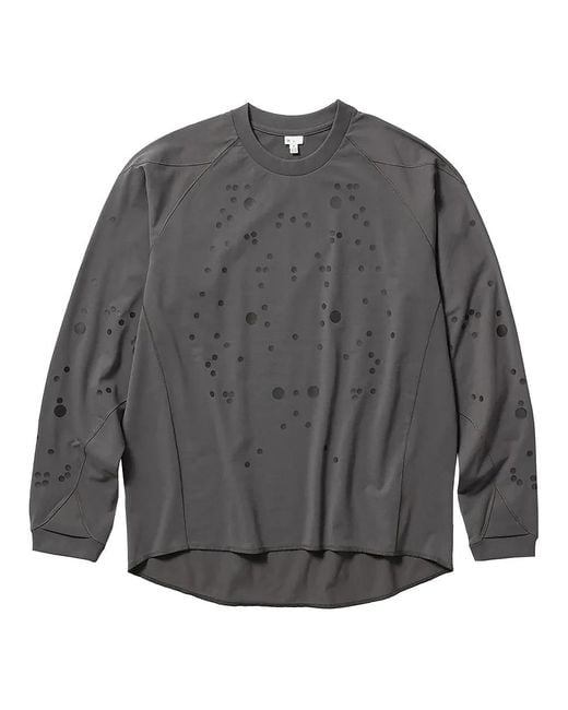 Goldwin Graphic L/S T-Shirt in Gray für Herren