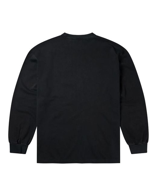 Aries Faded Grunge LS Tee in Blue für Herren