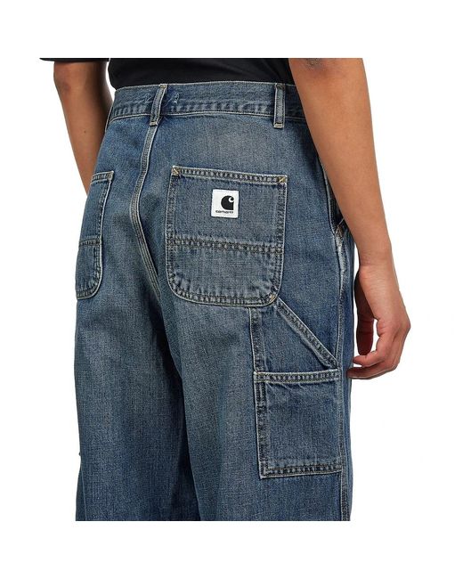 Carhartt Blue W' Brandon Single Knee Pant "Camano" Denim, 12 oz