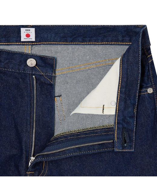 Edwin Loose Fit Kaihara Pure Indigo Openend Denim, 12.5 oz in Blue für Herren