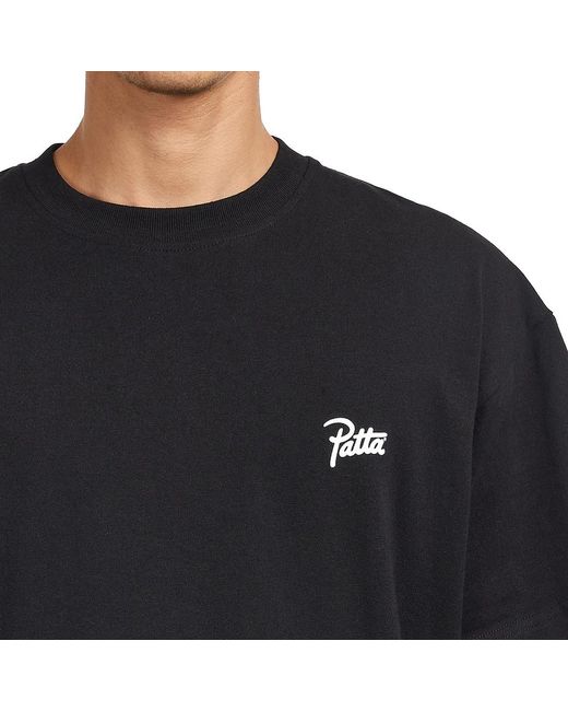 PATTA Bark T-Shirt in Black für Herren