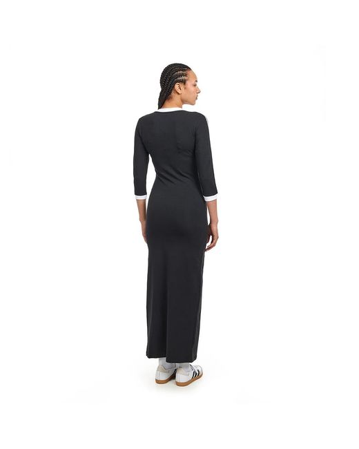 Adidas Black Maxikleid MAXI DRESS V (1-tlg)