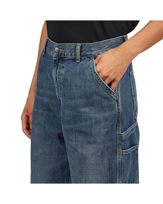 Carhartt Blue W' Brandon Single Knee Pant "Camano" Denim, 12 oz