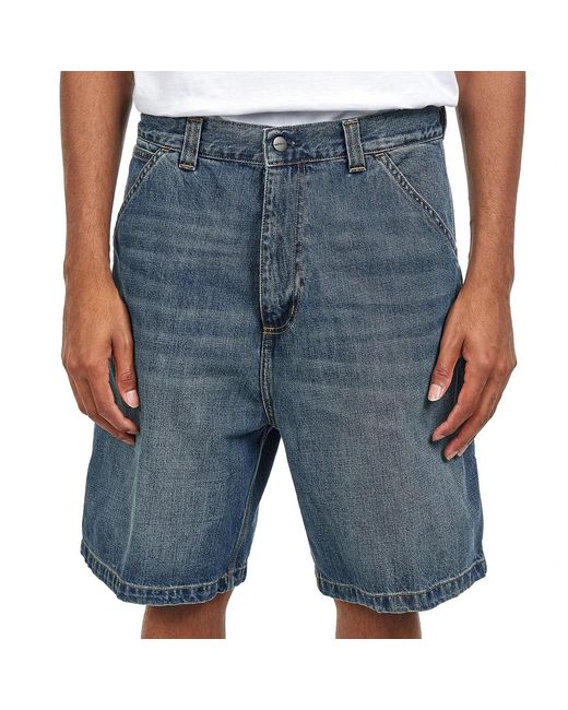 Carhartt OG Single Knee Short "Camano" Denim, 12 oz in Blue für Herren
