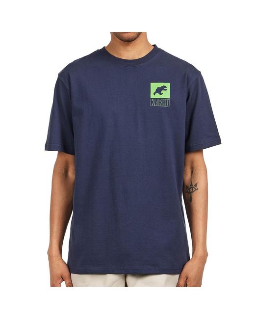 Karhu Sport Bear Logo T-Shirt in Blue für Herren