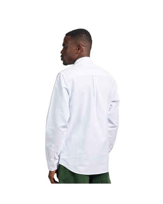 Carhartt L/S C-Logo Shirt in White für Herren