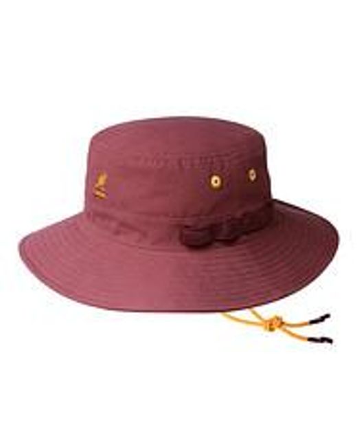 Kangol Purple Utility Cords Jungle Hat