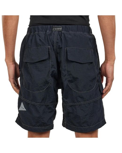 And Wander High Count Cloth Short Pants in Blue für Herren
