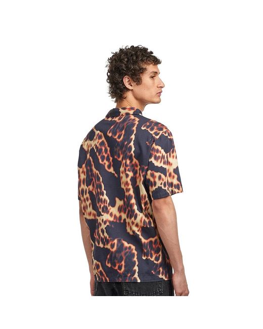 Edwin Yakedo Shirt SS in Blue für Herren