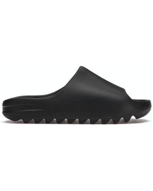 Yeezy Rubber Slide onyx Shoes in Black for Men Mens Shoes Sandals slides and flip flops Sandals and flip-flops 