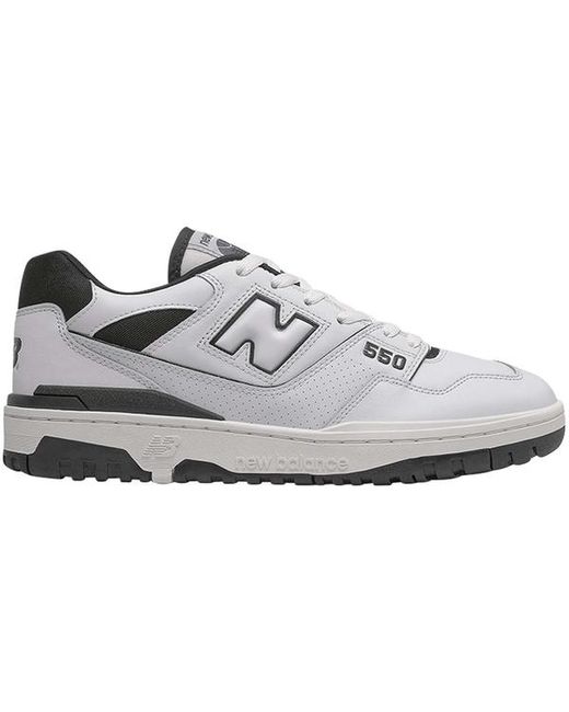 New Balance 550 White Black for Men Lyst UK