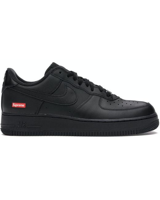 Nike Air Force 1 Low Supreme Black for Men | Lyst