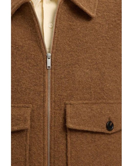 SELECTED Μπουφαν S in Brown für Herren