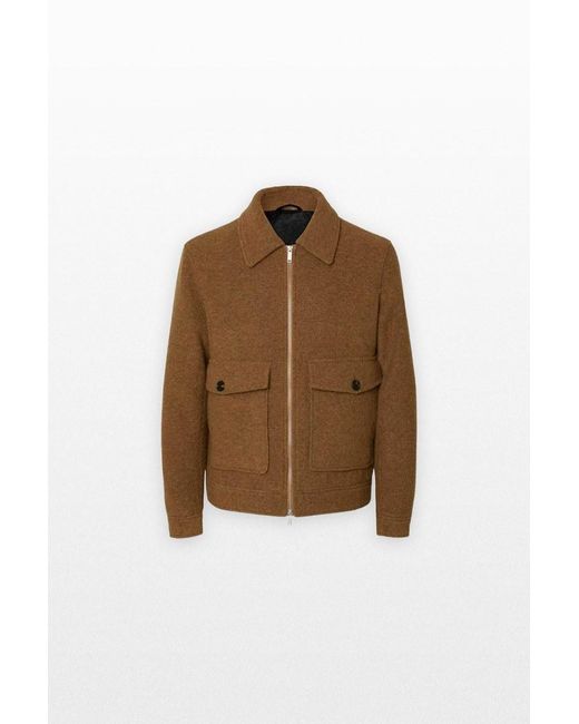 SELECTED Μπουφαν S in Brown für Herren
