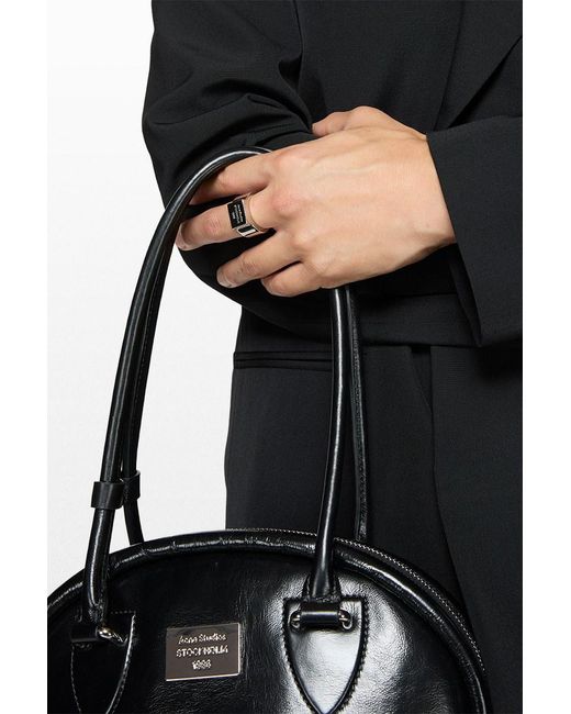 Acne Δαχτυλιδι Acne in Metallic für Herren