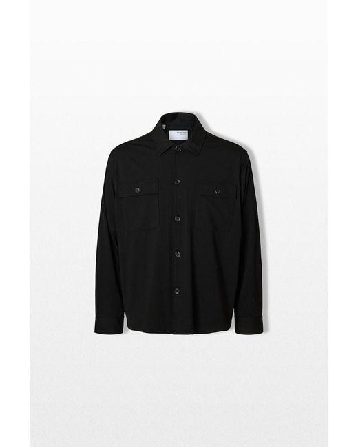 SELECTED Πουκαμισο in Black für Herren