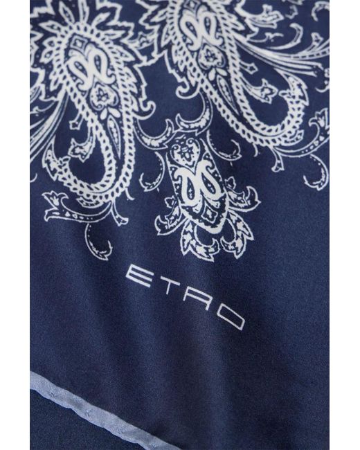 Etro Μπαντανα in Blue für Herren