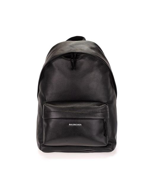 balenciaga leather backpack