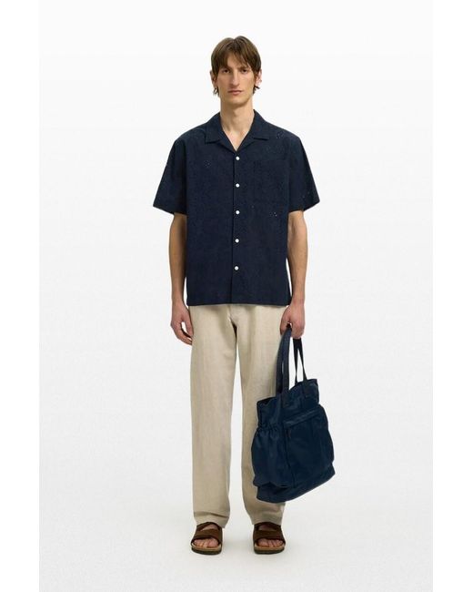 SELECTED Πουκαμισο in Blue für Herren